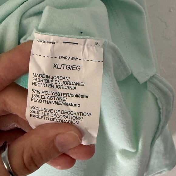 Under Armour XL Mint Green Quarter Zip Pullover Long Sleeve Athletic Top‎ - Picture 9 of 9